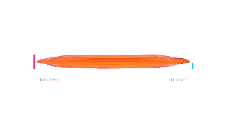 Discraft 2026 BYOP Curbside Chaos Z Lite Crank Distance Driver Profile View