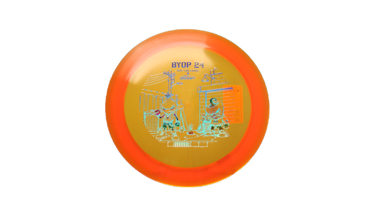 Discraft 2026 BYOP Curbside Chaos Z Lite Crank Distance Driver Front View