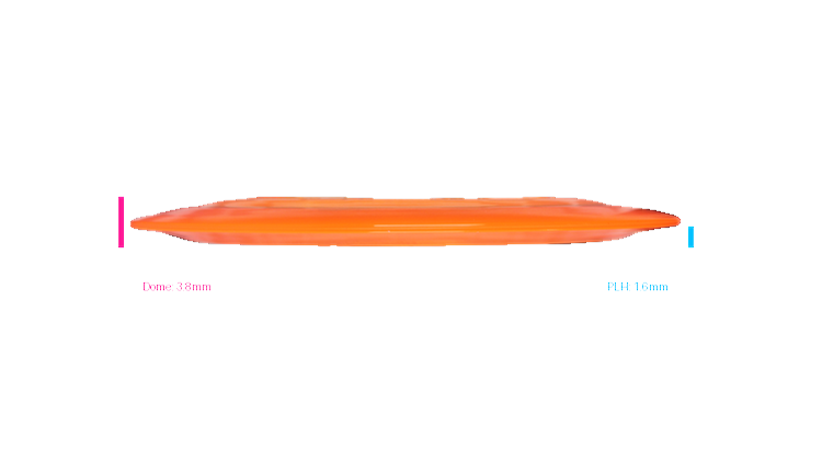 Discraft 2026 BYOP Curbside Chaos Z Lite Crank Distance Driver Profile View