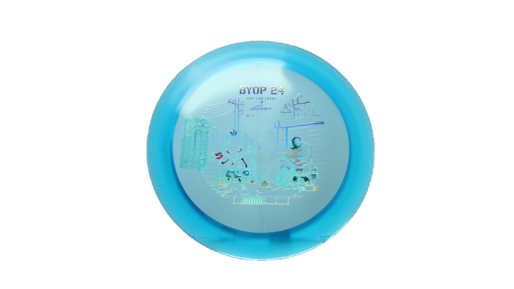 Discraft 2026 BYOP Curbside Chaos Z Lite Crank Distance Driver Front View