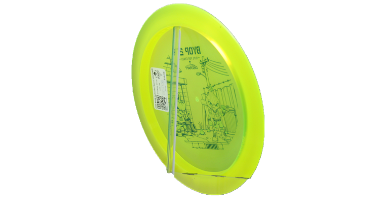 Discraft 2026 BYOP Curbside Chaos Z Lite Crank Distance Driver Back View