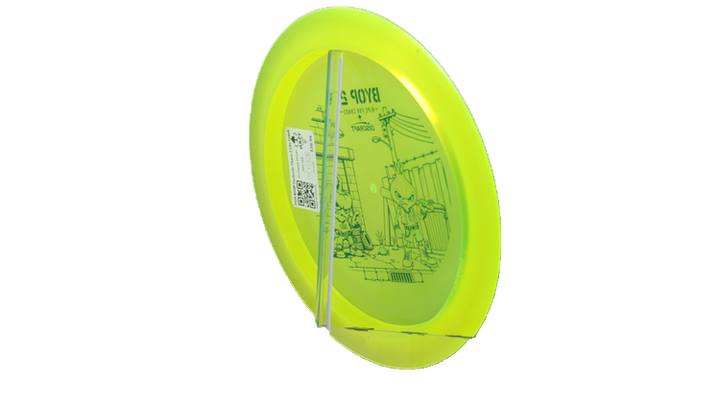 Discraft 2026 BYOP Curbside Chaos Z Lite Crank Distance Driver Back View