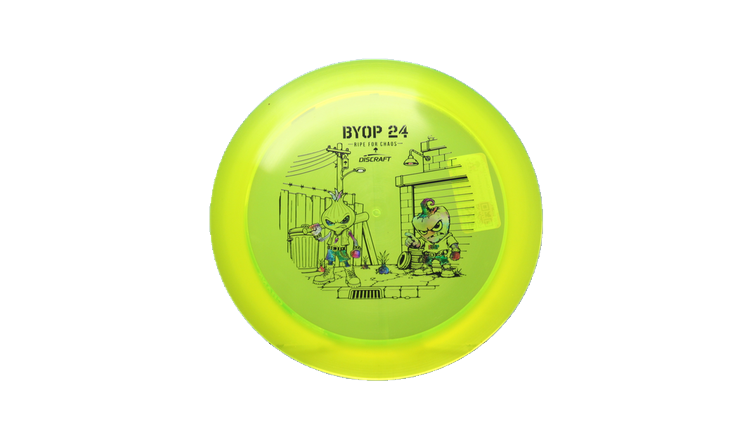 Discraft 2026 BYOP Curbside Chaos Z Lite Crank Distance Driver Front View