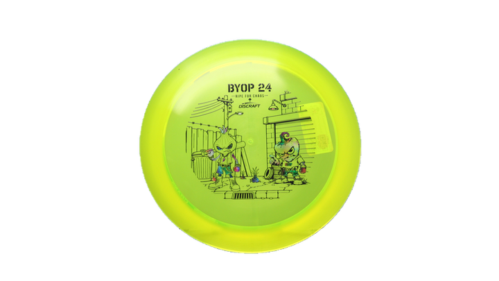 Discraft 2026 BYOP Curbside Chaos Z Lite Crank Distance Driver Front View