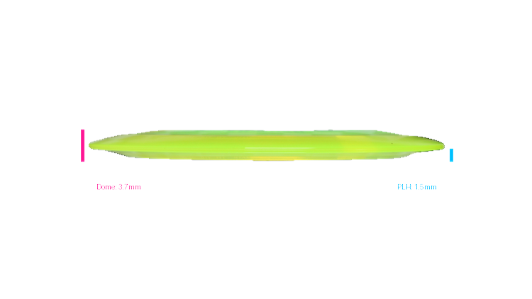 Discraft 2026 BYOP Curbside Chaos Z Lite Crank Distance Driver Profile View