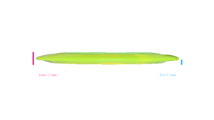 Discraft 2026 BYOP Curbside Chaos Z Lite Crank Distance Driver Profile View