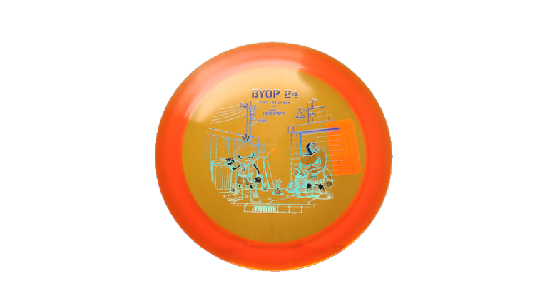 Discraft 2026 BYOP Curbside Chaos Z Lite Crank Distance Driver Front View