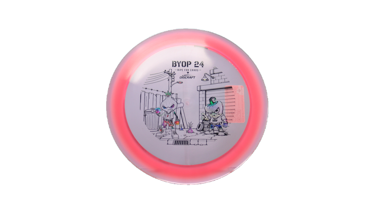 Discraft 2026 BYOP Curbside Chaos Z Lite Crank Distance Driver Front View