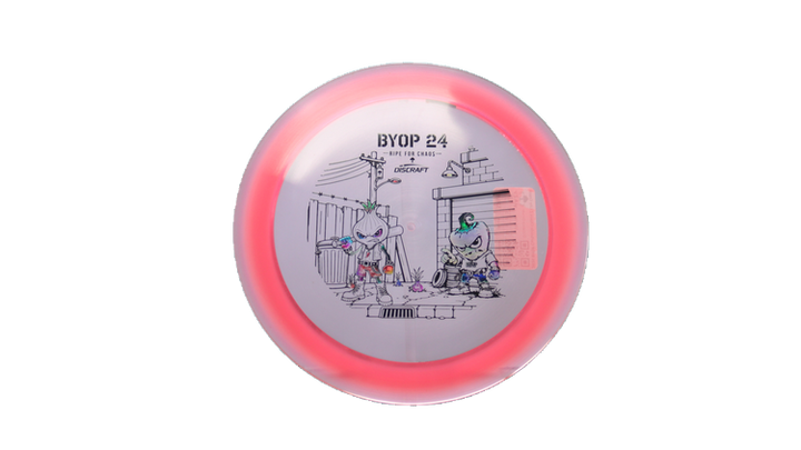 Discraft 2026 BYOP Curbside Chaos Z Lite Crank Distance Driver Front View