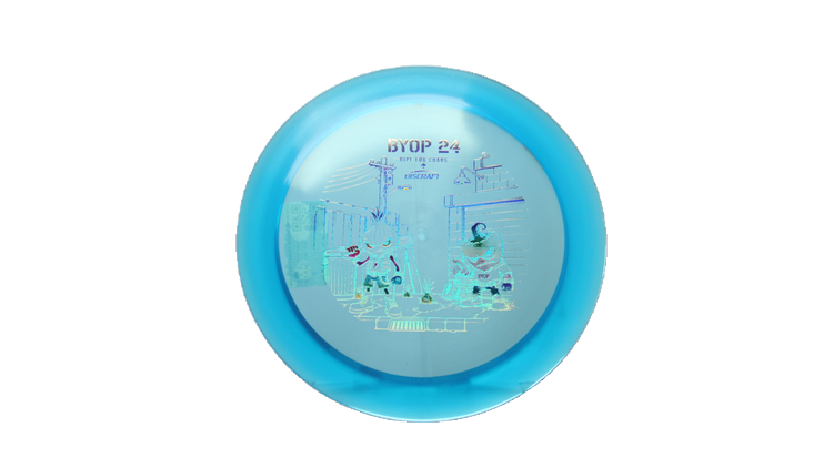 Discraft 2026 BYOP Curbside Chaos Z Lite Crank Distance Driver Front View