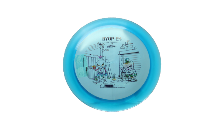 Discraft 2026 BYOP Curbside Chaos Z Lite Crank Distance Driver Front View