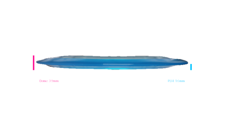Discraft 2026 BYOP Curbside Chaos Z Lite Crank Distance Driver Profile View