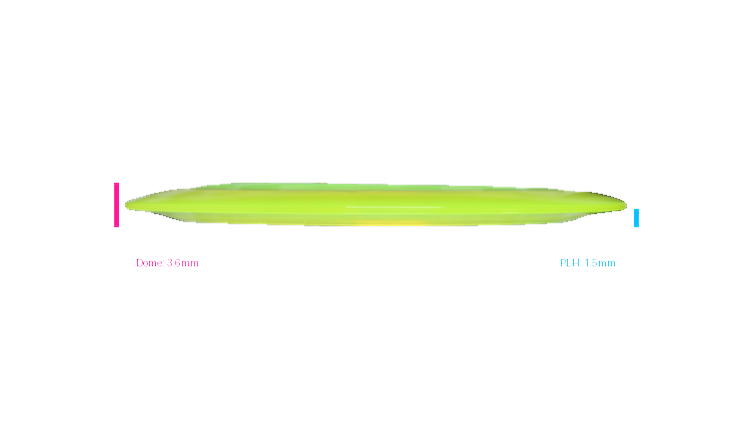 Discraft 2026 BYOP Curbside Chaos Z Lite Crank Distance Driver Profile View