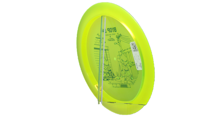 Discraft 2026 BYOP Curbside Chaos Z Lite Crank Distance Driver Back View