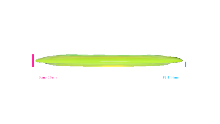 Discraft 2026 BYOP Curbside Chaos Z Lite Crank Distance Driver Profile View