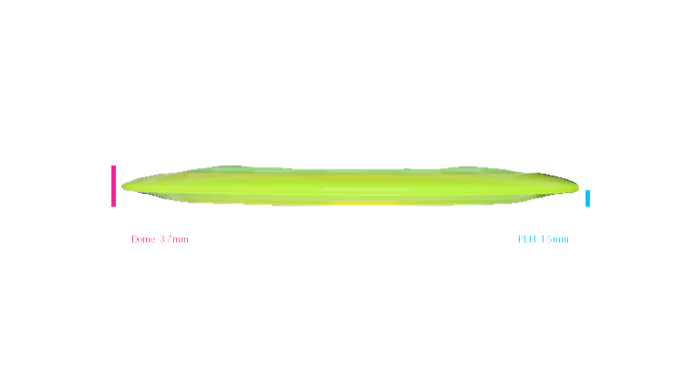 Discraft 2026 BYOP Curbside Chaos Z Lite Crank Distance Driver Profile View