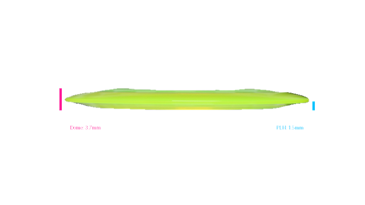 Discraft 2026 BYOP Curbside Chaos Z Lite Crank Distance Driver Profile View