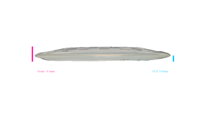 Discraft 2026 BYOP Curbside Chaos Z Lite Heat Fairway Driver Profile View