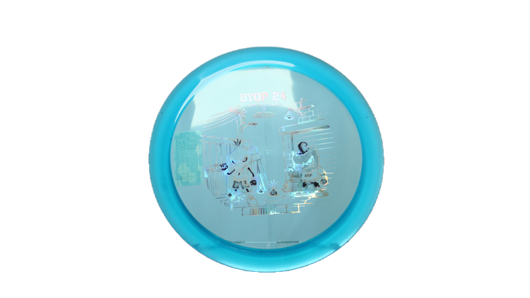 Discraft 2026 BYOP Curbside Chaos Z Lite Heat Fairway Driver Front View