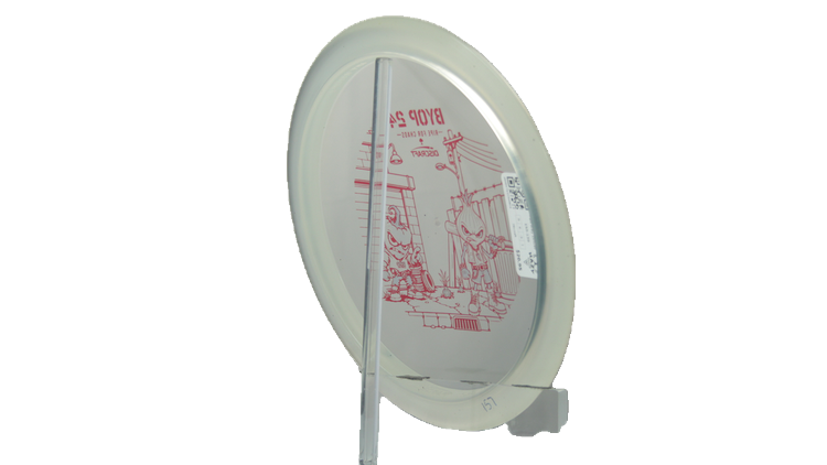 Discraft 2026 BYOP Curbside Chaos Z Lite Heat Fairway Driver Back View
