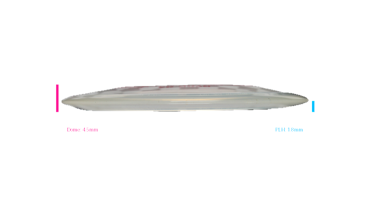 Discraft 2026 BYOP Curbside Chaos Z Lite Heat Fairway Driver Profile View