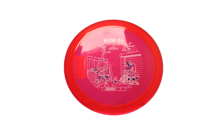 Discraft 2026 BYOP Curbside Chaos Z Lite Heat Fairway Driver Front View
