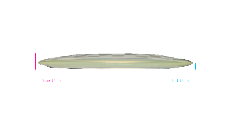 Discraft 2026 BYOP Curbside Chaos Z Lite Heat Fairway Driver Profile View