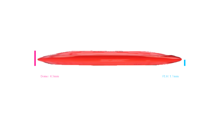 Discraft 2026 BYOP Curbside Chaos Z Lite Heat Fairway Driver Profile View