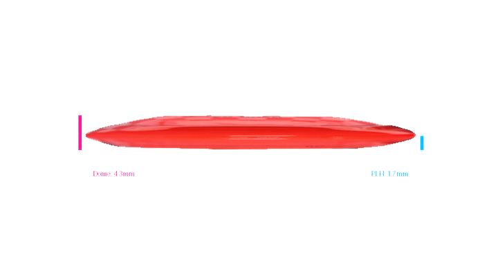 Discraft 2026 BYOP Curbside Chaos Z Lite Heat Fairway Driver Profile View