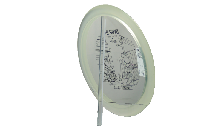Discraft 2026 BYOP Curbside Chaos Z Lite Heat Fairway Driver Back View