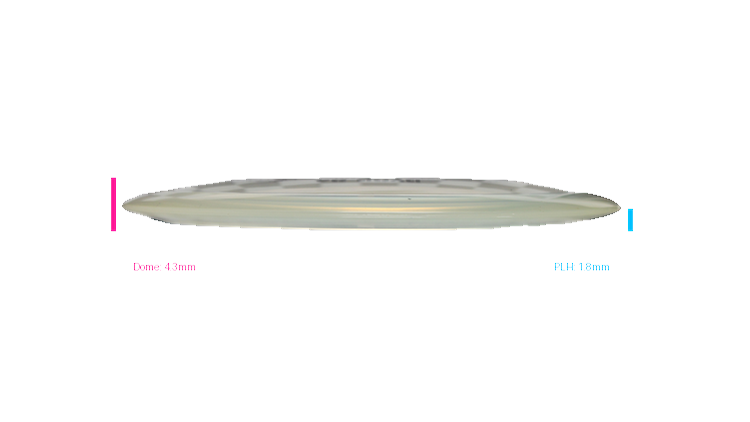 Discraft 2026 BYOP Curbside Chaos Z Lite Heat Fairway Driver Profile View