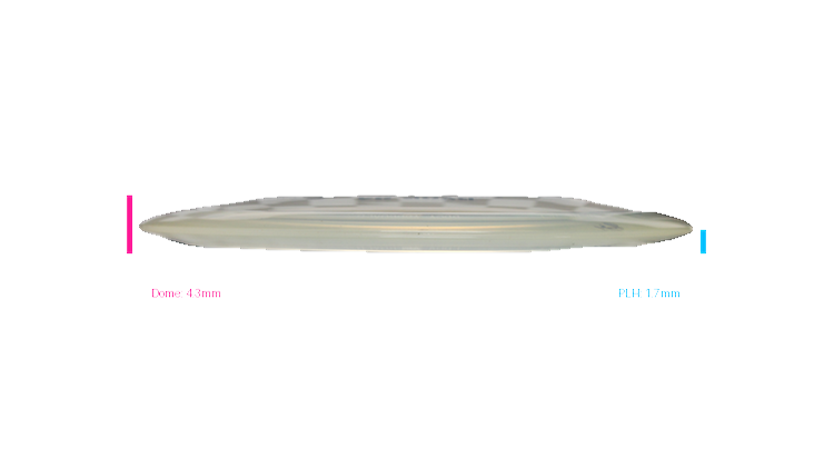 Discraft 2026 BYOP Curbside Chaos Z Lite Heat Fairway Driver Profile View