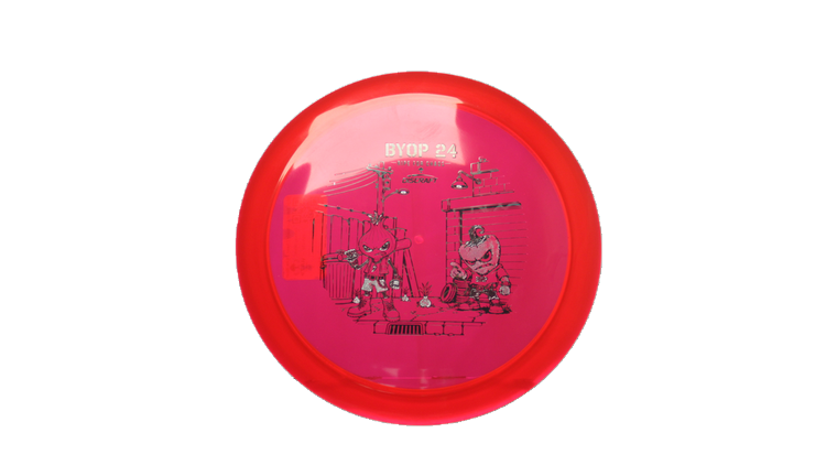 Discraft 2026 BYOP Curbside Chaos Z Lite Heat Fairway Driver Front View