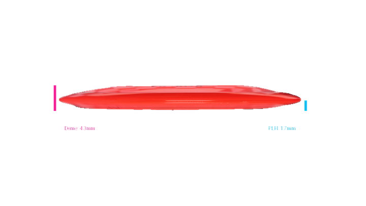 Discraft 2026 BYOP Curbside Chaos Z Lite Heat Fairway Driver Profile View