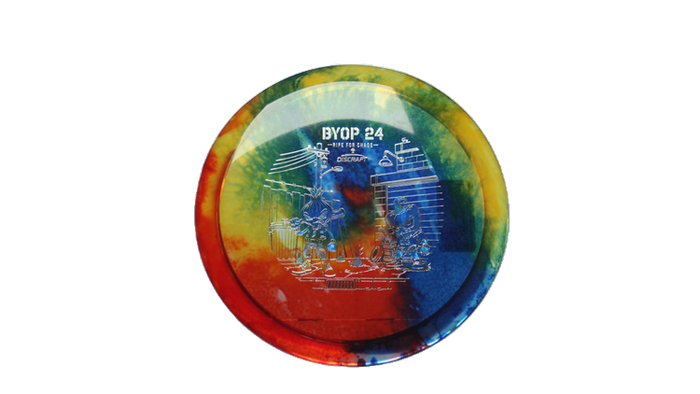Discraft 2026 BYOP Curbside Chaos Z Fly Dye Cicada Fairway Driver