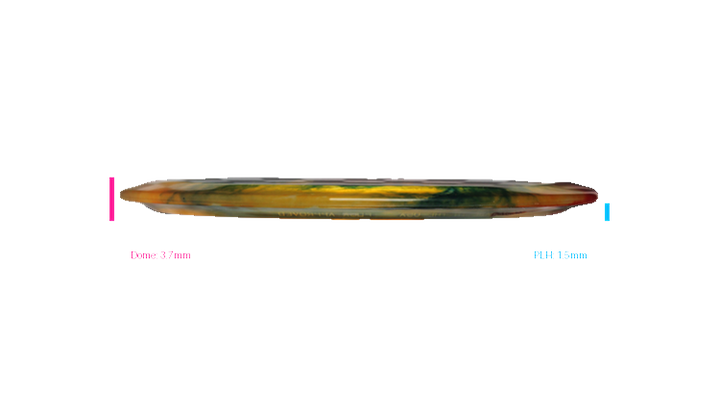 Discraft 2026 BYOP Curbside Chaos Z Fly Dye Cicada Fairway Driver Profile View