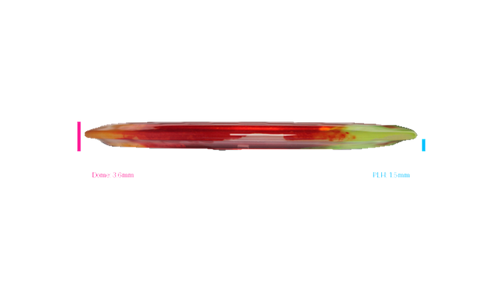 Discraft 2026 BYOP Curbside Chaos Z Fly Dye Cicada Fairway Driver Profile View