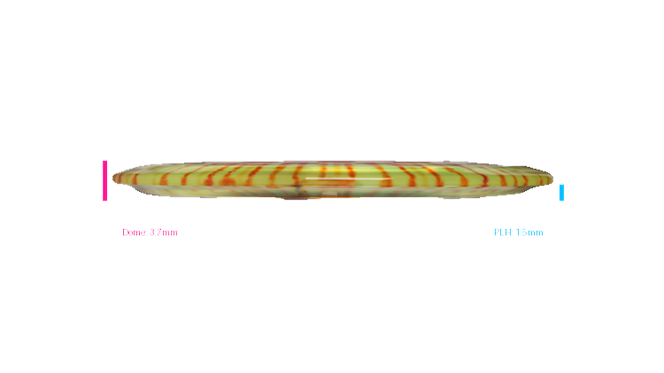Discraft 2026 BYOP Curbside Chaos Z Fly Dye Cicada Fairway Driver Profile View