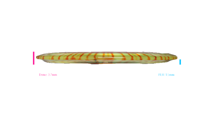 Discraft 2026 BYOP Curbside Chaos Z Fly Dye Cicada Fairway Driver Profile View