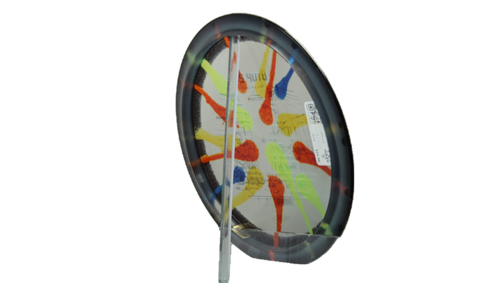 Discraft 2026 BYOP Curbside Chaos Z Fly Dye Cicada Fairway Driver Back View