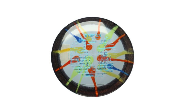 Discraft 2026 BYOP Curbside Chaos Z Fly Dye Cicada Fairway Driver Front View
