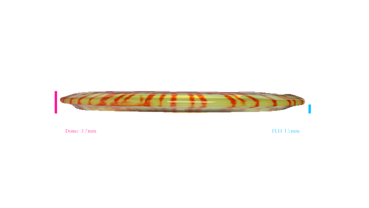 Discraft 2026 BYOP Curbside Chaos Z Fly Dye Cicada Fairway Driver Profile View