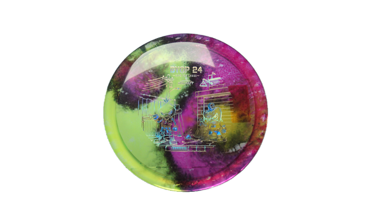 Discraft 2026 BYOP Curbside Chaos Z Fly Dye Cicada Fairway Driver Front View