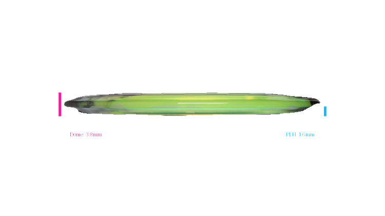 Discraft 2026 BYOP Curbside Chaos Z Fly Dye Cicada Fairway Driver Profile View