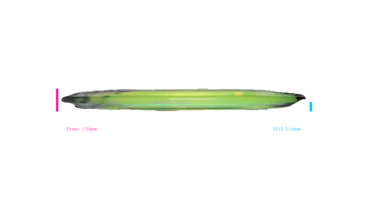Discraft 2026 BYOP Curbside Chaos Z Fly Dye Cicada Fairway Driver Profile View
