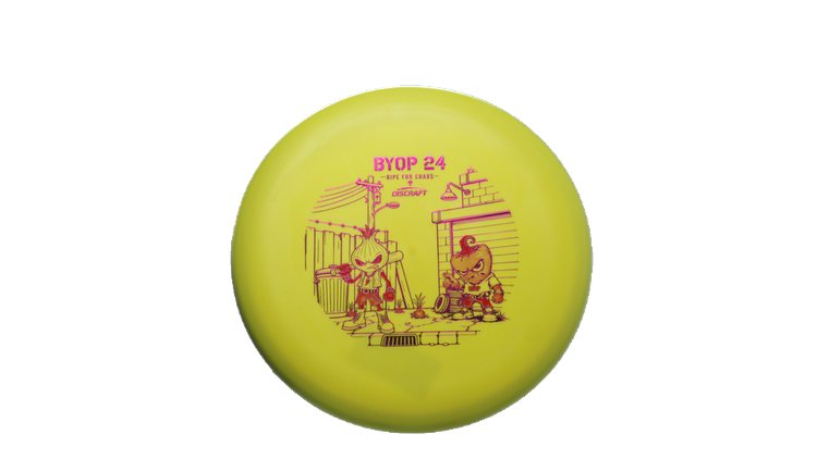 Discraft 2026 BYOP Curbside Chaos Paul McBeth CT Luna Putter Front View