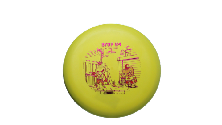 Discraft 2026 BYOP Curbside Chaos Paul McBeth CT Luna Putter Front View