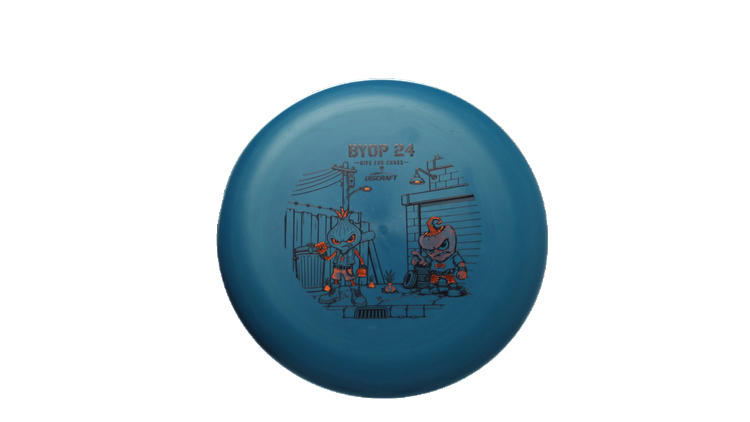 Discraft 2026 BYOP Curbside Chaos Paul McBeth CT Luna Putter Front View