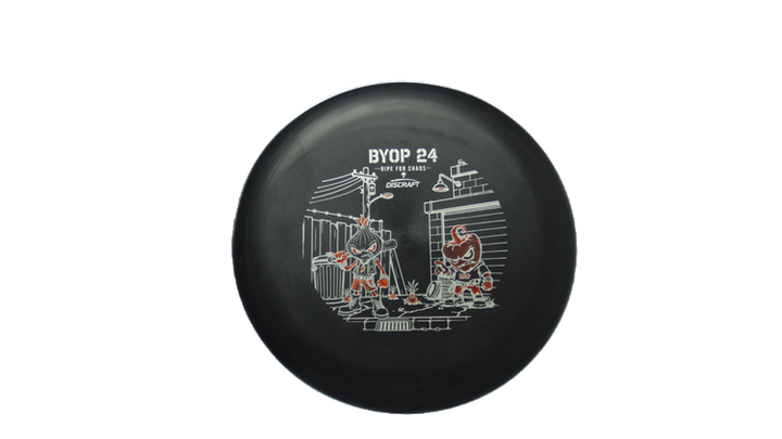 Discraft 2026 BYOP Curbside Chaos Paul McBeth CT Luna Putter Front View