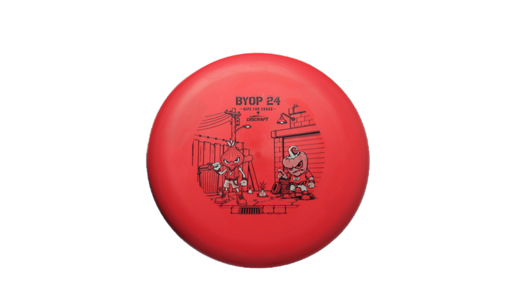 Discraft 2026 BYOP Curbside Chaos Paul McBeth CT Luna Putter Front View